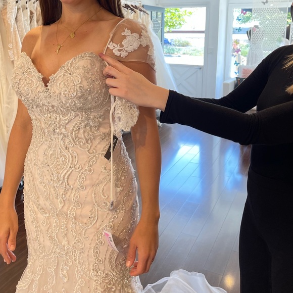 NWT Stella York Wedding Gown - Picture 5 of 8